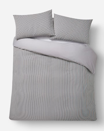 Rory Geo Cotton Blend Reversible Duvet Cover Set