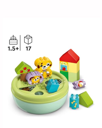 LEGO DUPLO My First Shape Sorter: Puppy House Toddler Learning Toy 10441