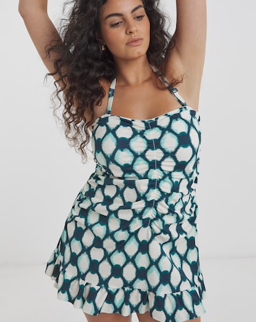 Value 2 Pack Ruched Bandeau Swimdresses