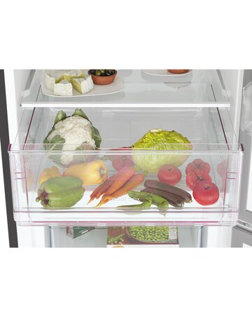 Candy CCT3L517EWBK-1 176cm High 50/50 Fridge Freezer - Black