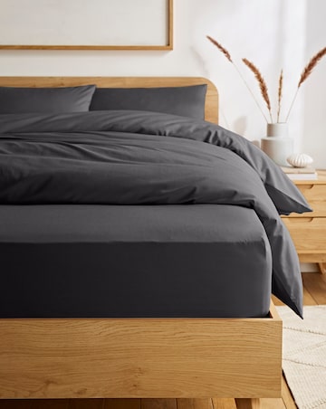 Easy Care Plain Dye Extra Deep Fitted Sheet