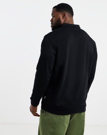 Jack & Jones Bradley Polo Sweatshirt - Black