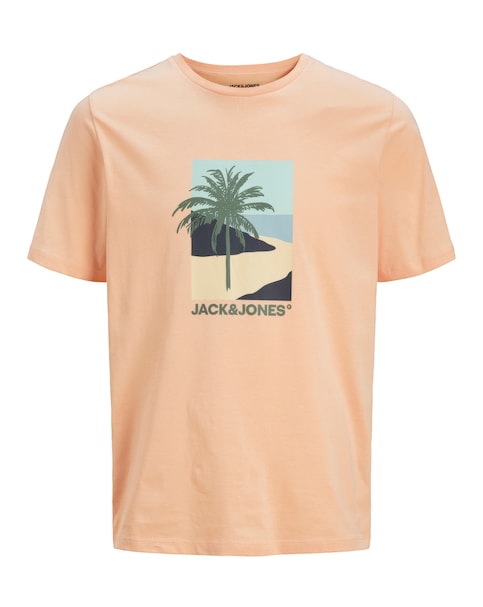 Jack & Jones Barbados Graphic T-Shirt - Peach