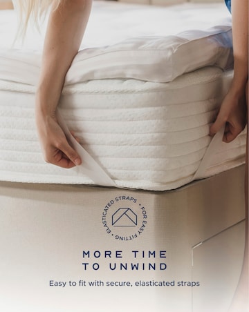 Snuggledown Luxury Deep Woven Mattress Topper 5 cm