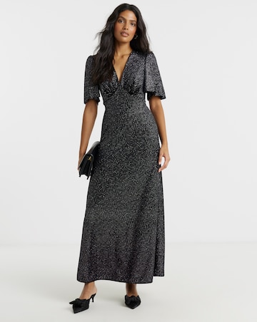 Twisted Wunder Sofia Glitter Maxi Dress
