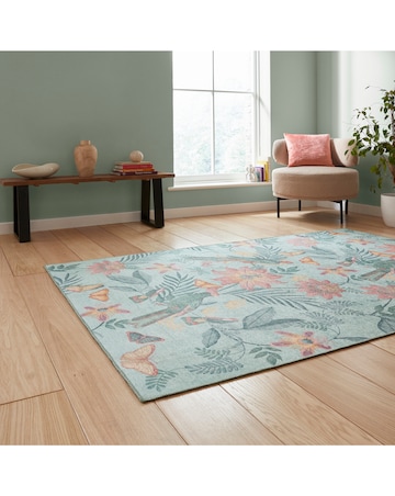 Catherine Lansfield Amaya Tropical Birds Rug