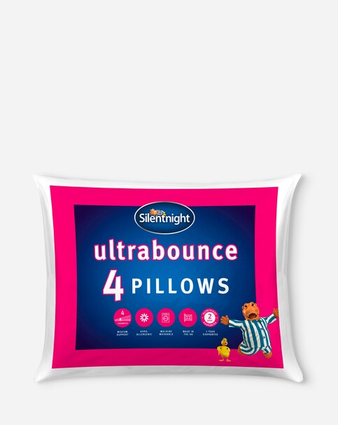 Silentnight Ultrabounce Pack of 4 Pillows