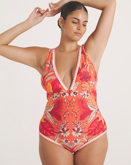 Figleaves Frida Non Wired Plunge Swimsuit