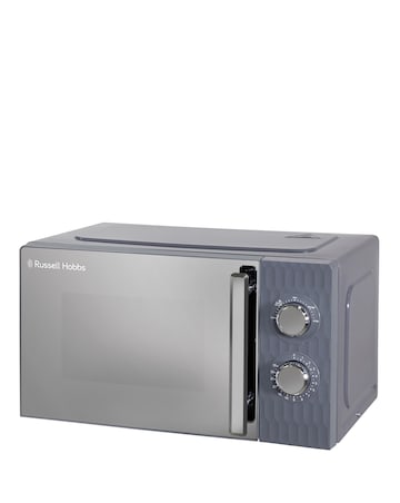 Russell Hobbs RHMM715G 17Litre Textured Honeycomb Manual Microwave- Grey