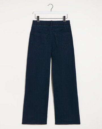 Lottie Dark Indigo Pull On Wide Leg Jeggings