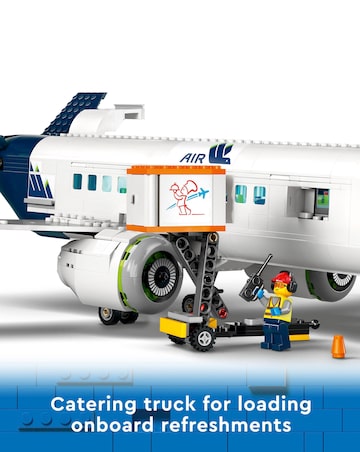 LEGO City Passenger Aeroplane Toy & 4 Airport Vehicles 60367