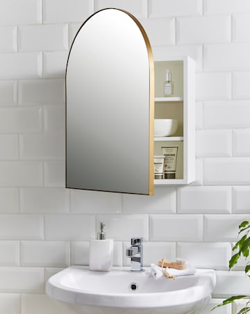 Arched Mirror Cabinet