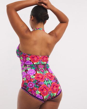 Figleaves Frida Halter Swimsuit - Longer Length