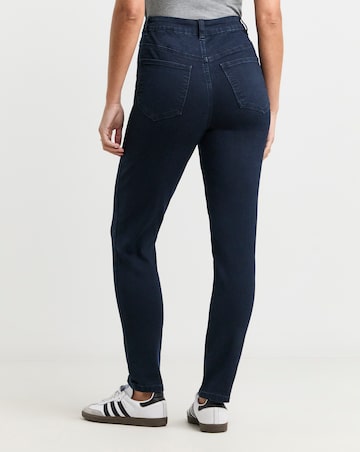 Simply Be Lexi Dark Indigo High Waist Super Soft Slim Leg Jeans