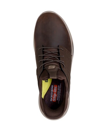 Skechers Slip-ins Slade Zachary Trainer - Brown