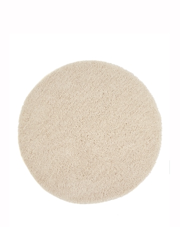 Chicago Light Neutrals Shaggy Circle Rug