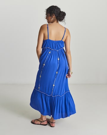 MAGISCULPT Mirror Detail Maxi Beach Dress