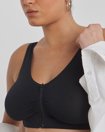 Naturally Close (2 Pack) Zip Front Fastening Comfort Tops (Fits Up To D)
