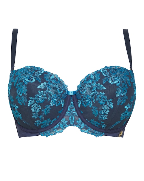 Joanna Hope Embroidery Non Padded Wired Balcony Bra B-F