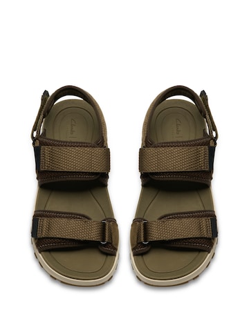 Clarks Trek River Sandals - Olive
