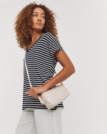 Stripe V-Neck T-Shirt