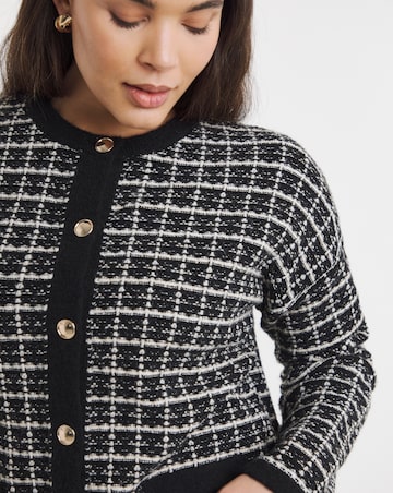 Crew Neck Boucle Cardigan Co-ord