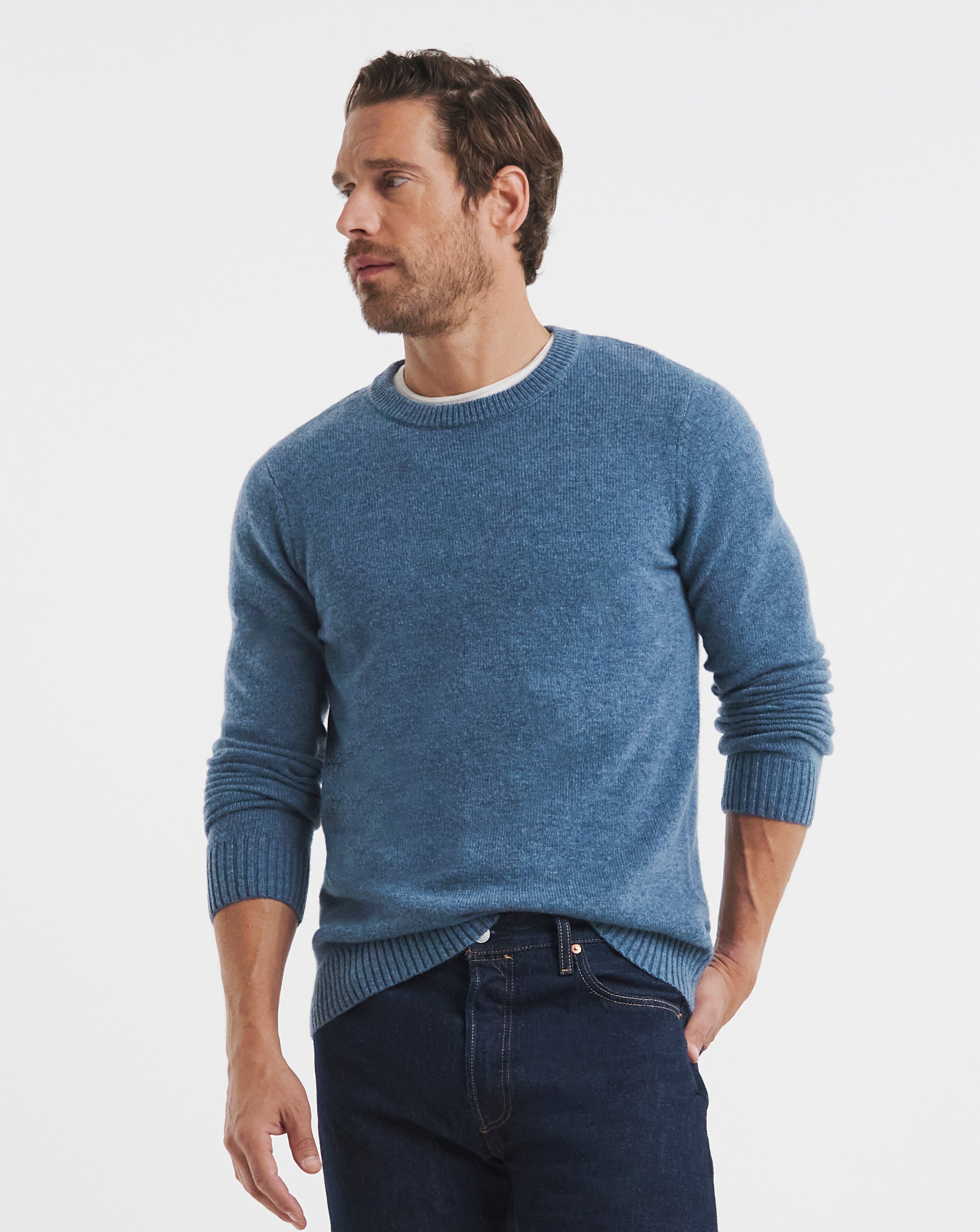 Lambswool Crew Neck Knitted Jumper