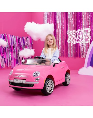 Xootz 6V Fiat 500 - Pink