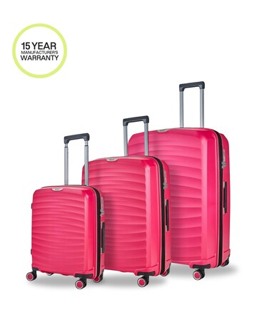 Rock Sunwave 3pc Suitcase Set