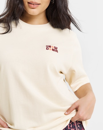 Snowdonia Floral Graphic Oversized T-Shirt