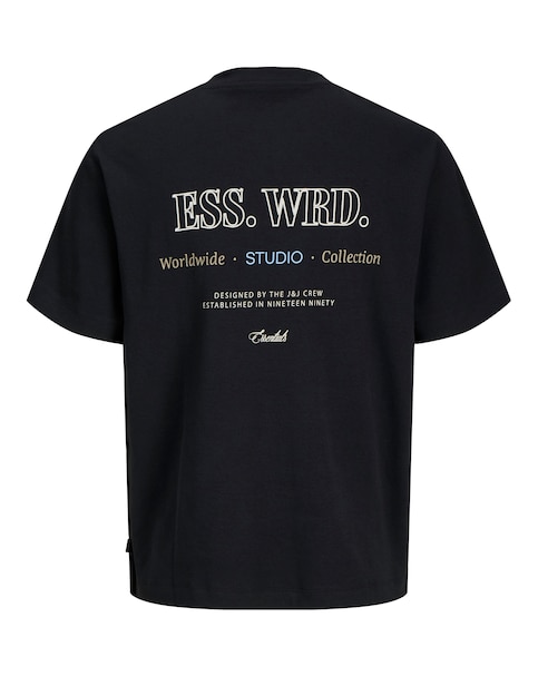 Jack & Jones Urban Edge Back Graphic T-Shirt - Black