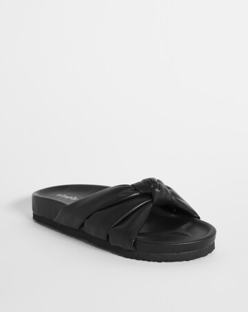 Cordelia Knotted Footbed Flat Sandals Ex Wide Fit Simply Comfort