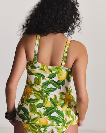 MAGISCULPT Twist Front Bandeau Tankini Top