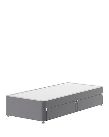 Silentnight Fabric 2 Drawer Divan Base Only