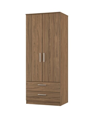 Briar Ready Assembled 2 Door 2 Drawer Wardrobe
