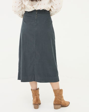FatFace Leigh Cord Midid Skirt