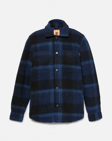 Timberland Wool Blend Shacket - Blue