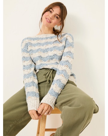 Fatface Edith Stripe Crew