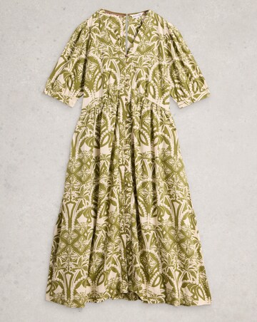 White Stuff Fern Linen Blend Dress