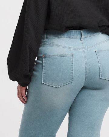 Simply Be Light Wash 24/7 Boyfriend Jeans
