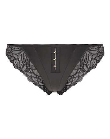 Figleaves Erin Leather & Lace Brazilian