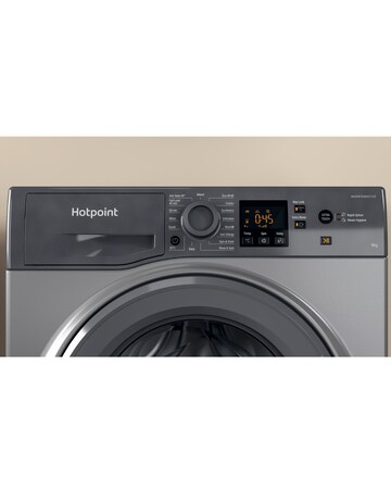 Hotpoint Anti-Stain NSWM 946 GG UK 9kg 1400rpm Washing Machine Graphite Install