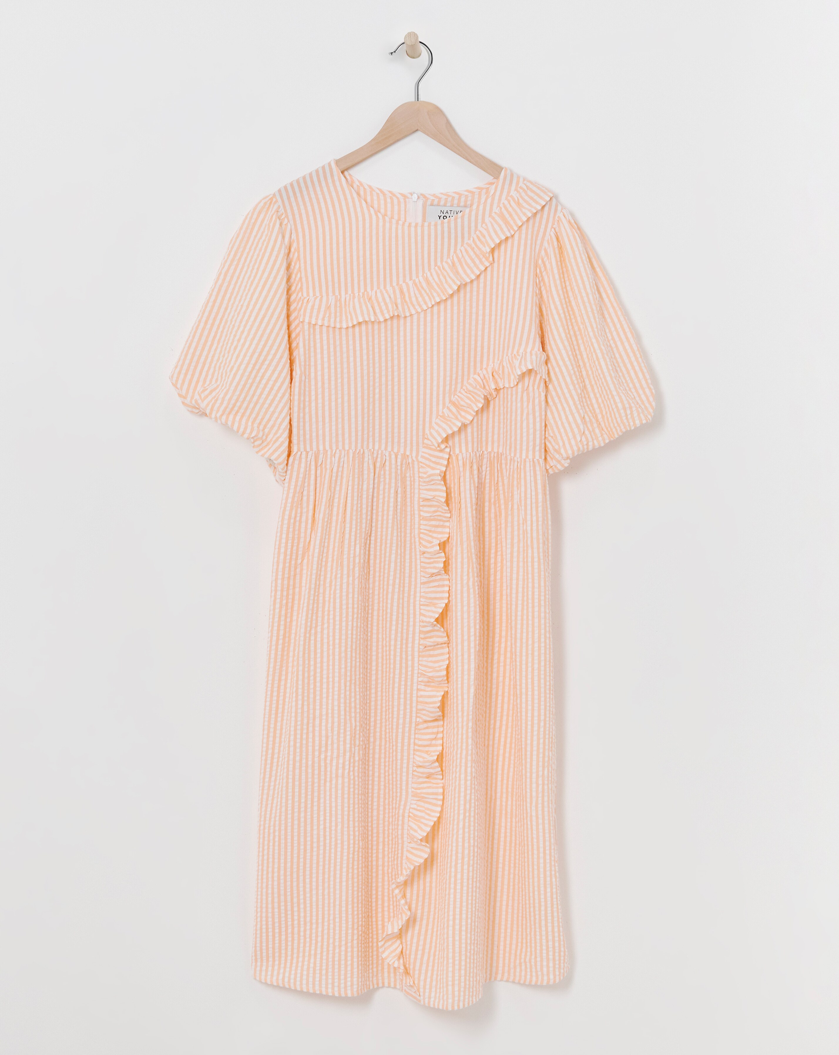 Robe Fresh Brewed Taille M (Juniors) - Imprimé Rayures Grises - 100% Coton - Neuf Avec étiquette