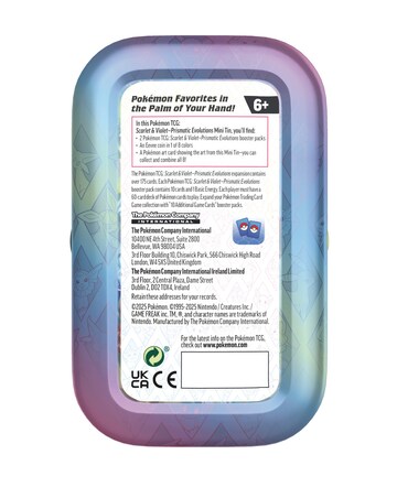 Pokemon TCG: SV8.5 - Prismatic Evolution - Mini Tin Assorted