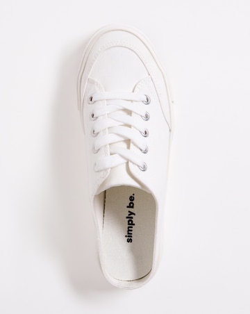 Ely Mule Canvas Trainers - Extra Wide Fit (EEE)
