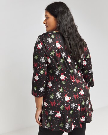 Joe Browns Christmas Bow Print Tunic