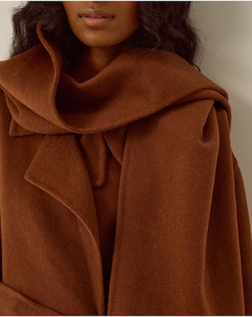 Monsoon Petra Wool Blend Scarf Coat