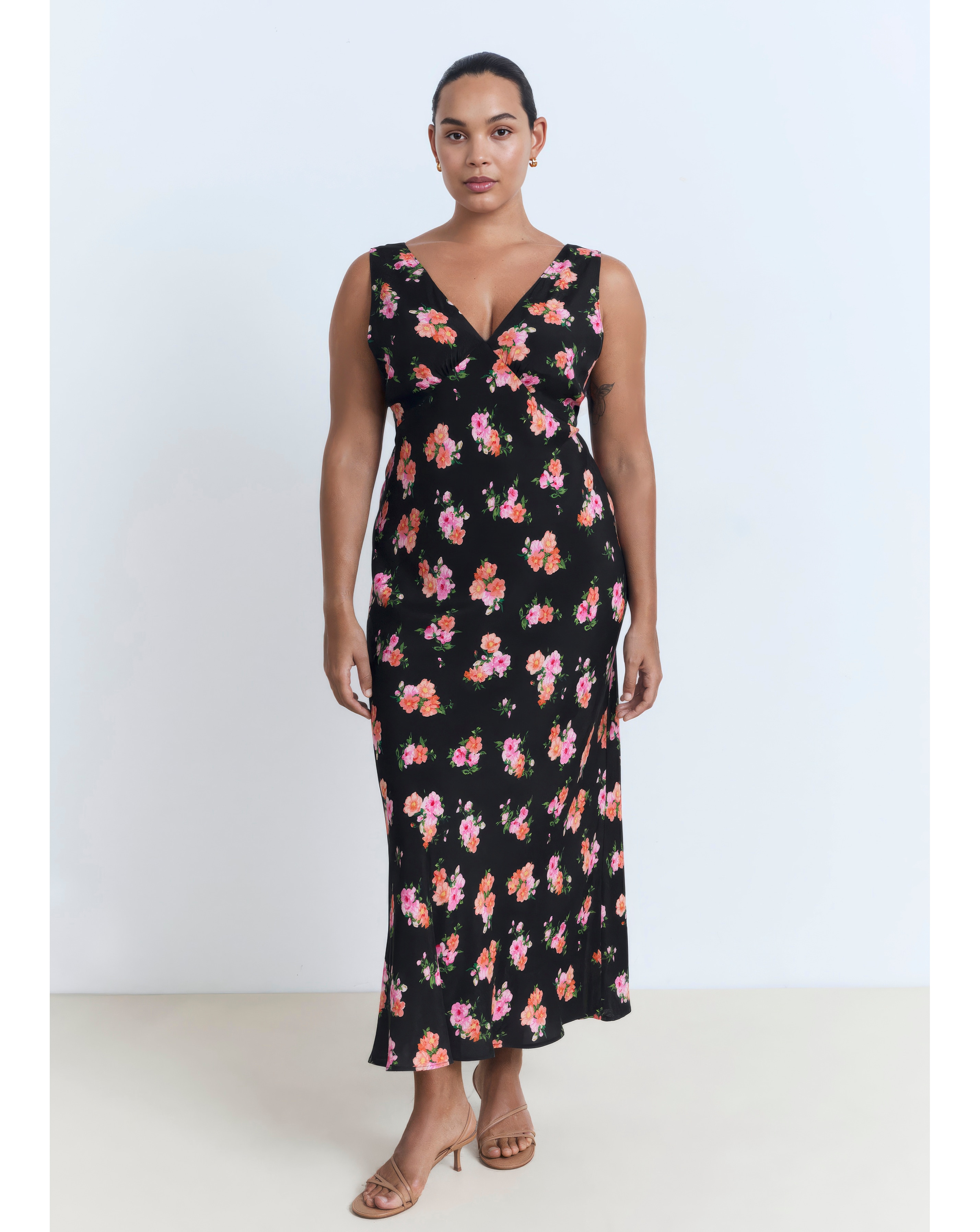 Mango Butterfly Midi Dress