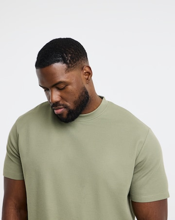 Jack & Jones Austin Waffle T-Shirt - Green