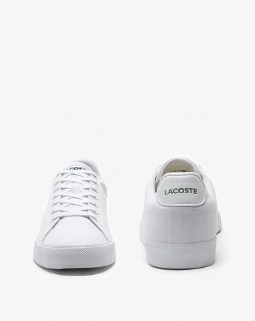 Lacoste Lerond Set Canvas Trainers - White